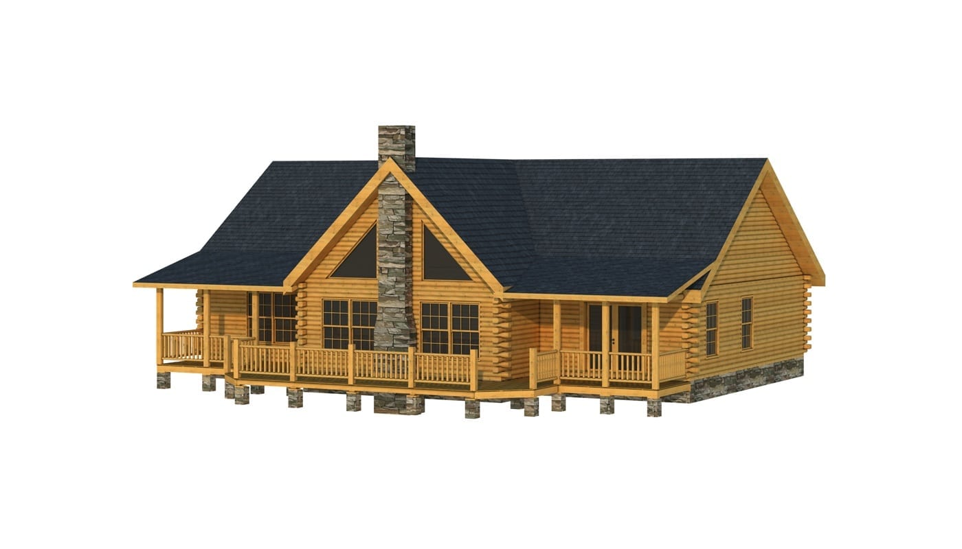 Adair Ii Plans Information Log Cabin Kits