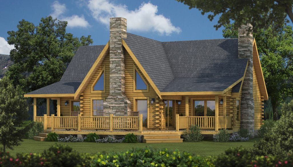 free log cabin home floor plans