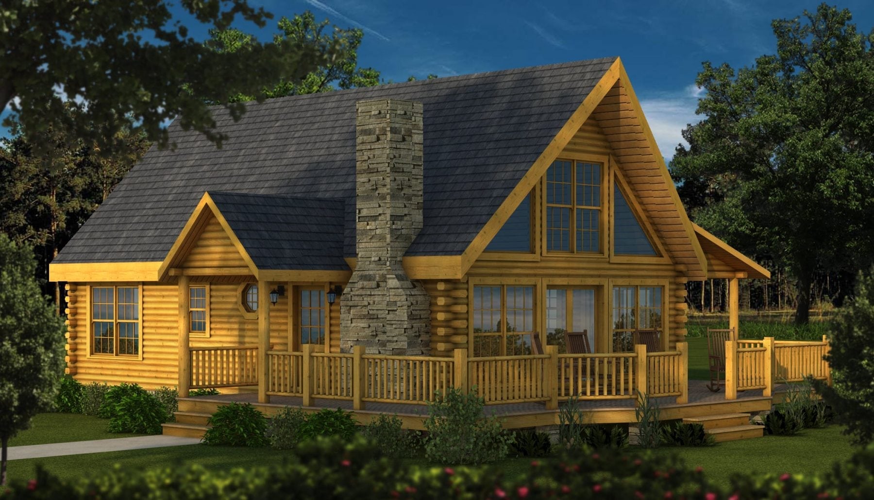 Rockbridge 2 - Plans & Information | Log Cabin Kits