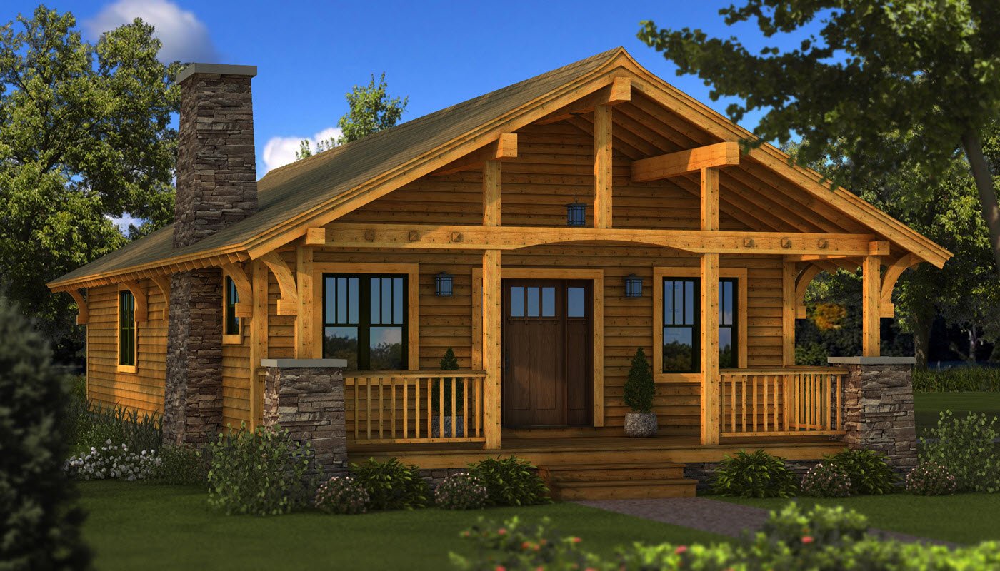 Bungalow Plans & Information Log Cabin Kits